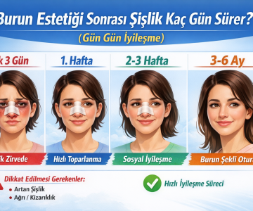Burun Estetiği Sonrası Şişlik Kaç Gün Sürer? (Gün Gün İyileşme)