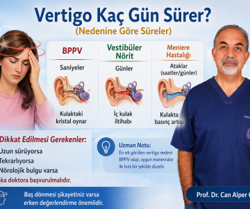 Vertigo Kaç Gün Sürer? Nedenine Göre Süreler