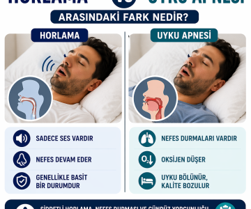 Horlama ve Uyku Apnesi Arasındaki Fark Nedir?