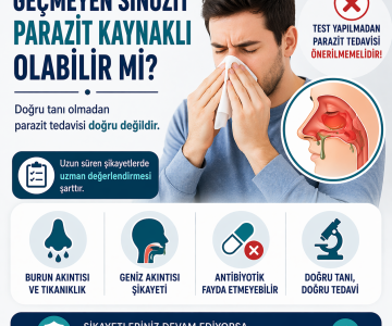 Geçmeyen Sinüzit Parazit Kaynaklı Olabilir mi?